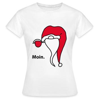 Funny Santa Claus - sac - Moin - T-shirt Femme - blanc - Devant - AI Model Female 172 dark (172cm)