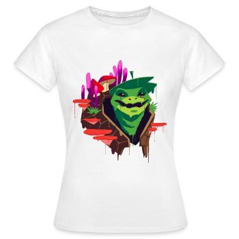 Ein Schöner Druide des Sporenkreis-Designs - Frauen T-Shirt - Weiß - Vorne - AI Model Female 172 dark (172cm)