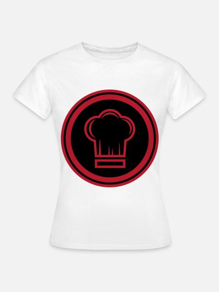 Kochmütze Koch - Frauen T-Shirt - Weiß