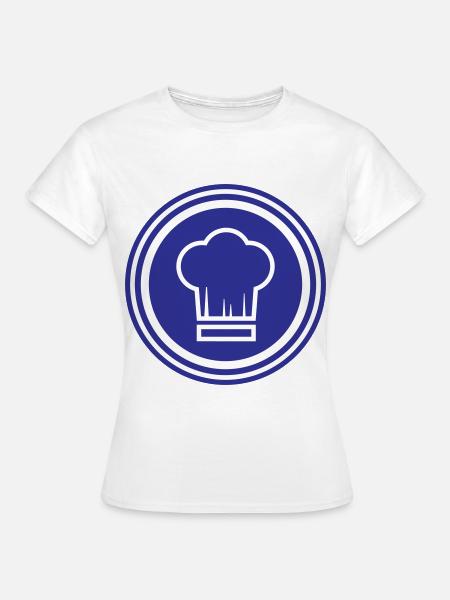 Kochmütze Koch - Frauen T-Shirt - Weiß