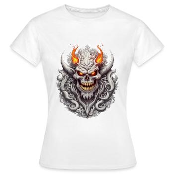 Chaleur Diabolique - T-shirt Femme - blanc - Devant - AI Model Female 172 dark (172cm)