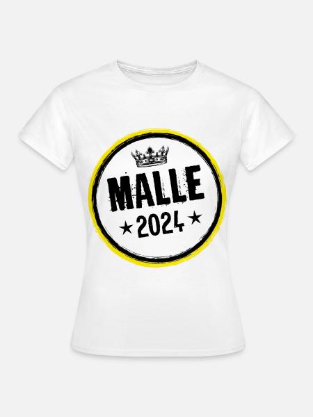 Malle 2024 Kreis - Frauen T-Shirt - Weiß