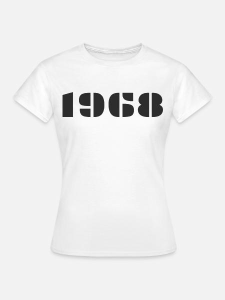 1968 - Frauen T-Shirt - Weiß