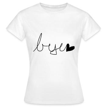 Bye - Women's T-Shirt - white - Front - AI Model Female 172 dark (172cm)
