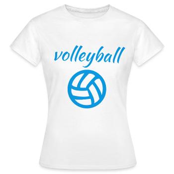 Beach-volley - T-shirt Femme - blanc - Devant - AI Model Female 172 dark (172cm)