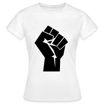 Black Lives Matter - Frauen T-Shirt - Weiß - Vorne - AI Model Female 172 dark (172cm)