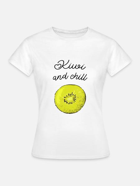 Kiwi And Chill - Frauen T-Shirt - Weiß