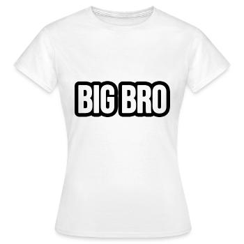Big Bro - Big Brother - Women's T-Shirt - white - Front - AI Model Female 172 dark (172cm)
