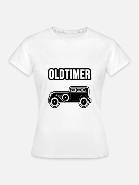 Oldtimer - Frauen T-Shirt - Weiß