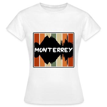 Monterrey Mexico Skyline Silhouette Travel Souveni - Women's T-Shirt - white - Front - AI Model Female 172 dark (172cm)