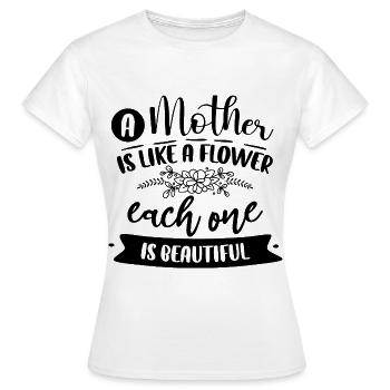 Eine Mutter ist unglaublich - Frauen T-Shirt - Weiß - Vorne - AI Model Female 172 dark (172cm)