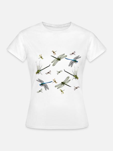 Libellen - Frauen T-Shirt - Weiß