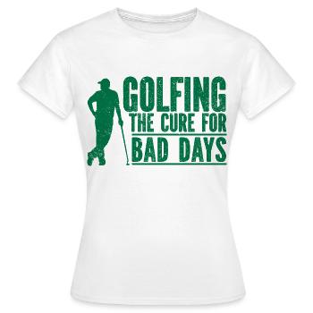 Golf - Golfclub Goldspieler Birdie Elite Luxus - Frauen T-Shirt - Weiß - Vorne - AI Model Female 172 dark (172cm)