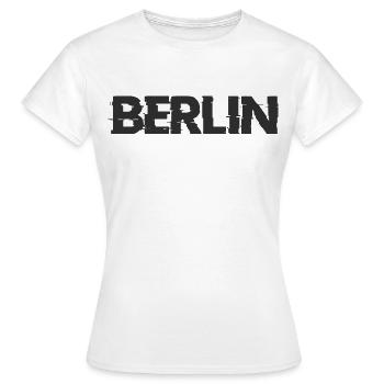 Lettrage Berlinois - T-shirt Femme - blanc - Devant - AI Model Female 172 dark (172cm)