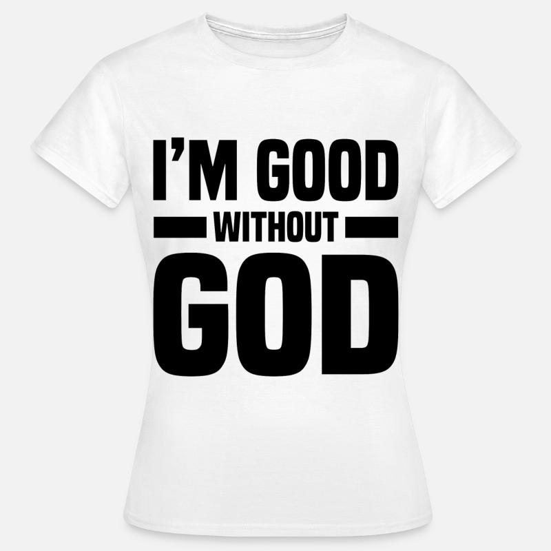 Atheists - Women's T-Shirt - white