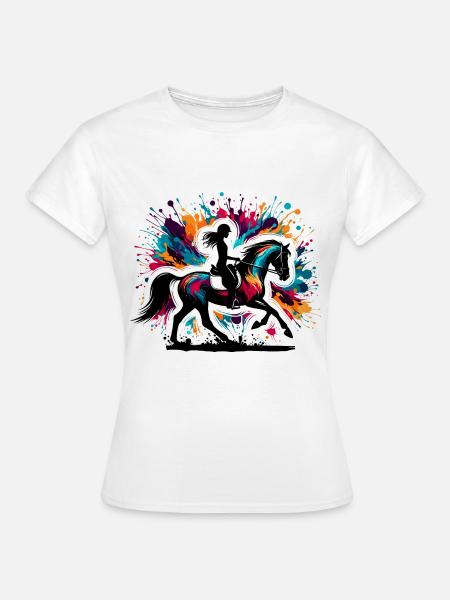 Quarter Horse Mädchen - Frauen T-Shirt - Weiß