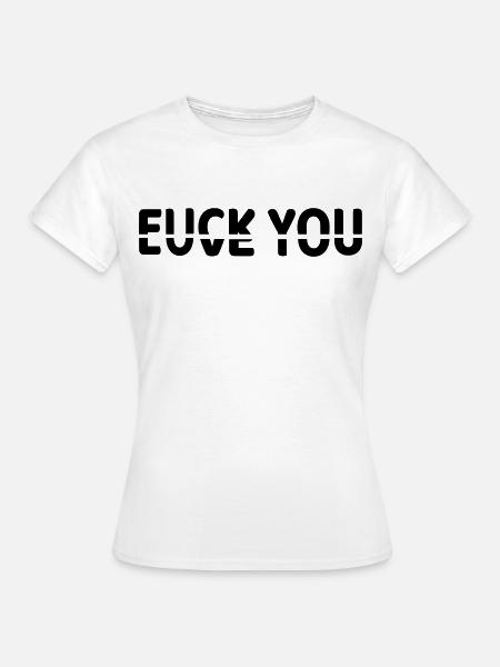 Ob ich dich liebe oder nicht # - Frauen T-Shirt - Weiß
