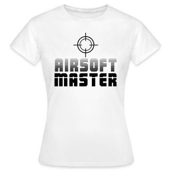 Airsoft - Frauen T-Shirt - Weiß - Vorne - AI Model Female 172 dark (172cm)