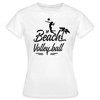 Volleyball Volly Ball Volleyball Player Beach Volley World Championship - Women's T-Shirt - white - Front - AI Model Female 172 dark (172cm)