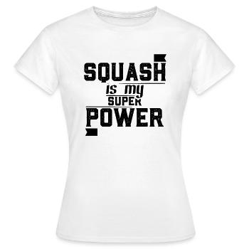 Squash squash squash squash squashball squash joueur de squash - T-shirt Femme - blanc - Devant - AI Model Female 172 dark (172cm)