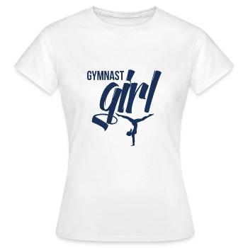 Turner Floor Gymnastics Gymnast Gymnast Floor Gymnast - Women's T-Shirt - white - Front - AI Model Female 172 dark (172cm)
