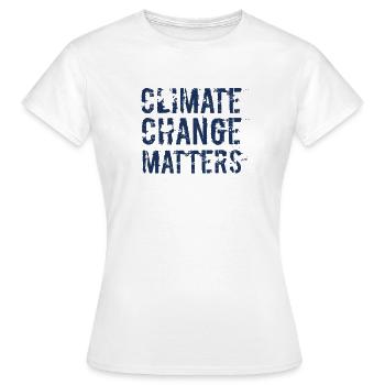 Sauver l’environnement - T-shirt Femme - blanc - Devant - AI Model Female 172 dark (172cm)