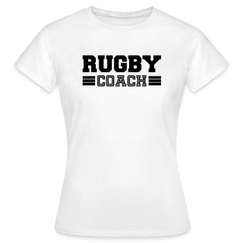 Rugby Rugby Rugby Rugby - Frauen T-Shirt - Weiß - Vorne - AI Model Female 172 dark (172cm)