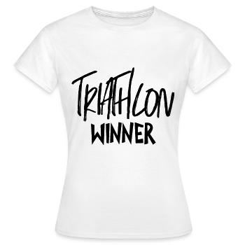Triathlon Triathlon Triathlon Triathlon - T-shirt Femme - blanc - Devant - AI Model Female 172 dark (172cm)