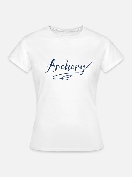 Pfeil und Bogen - Frauen T-Shirt - Weiß