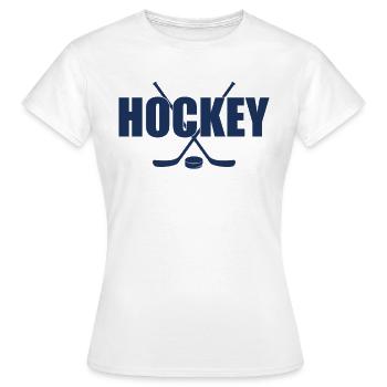 Hockey hockey hockey sur gaz hockey en salle Hockey hockey - T-shirt Femme - blanc - Devant - AI Model Female 172 dark (172cm)