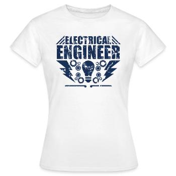 Electrical engineer - Women's T-Shirt - white - Front - AI Model Female 172 dark (172cm)
