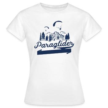 Parapente Pilot Parapente Voler Parapente - T-shirt Femme - blanc - Devant - AI Model Female 172 dark (172cm)