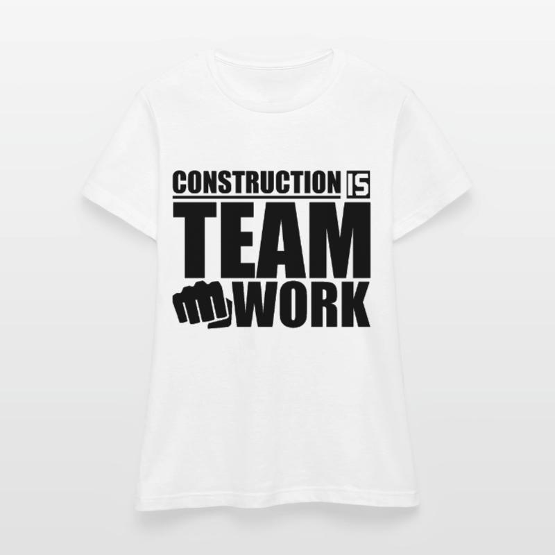Excavator Construction worker Construction site Construction worker Construction Women's T-Shirt