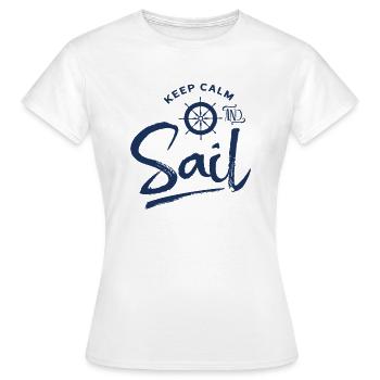 Navigatrice - T-shirt Femme - blanc - Devant - AI Model Female 172 dark (172cm)