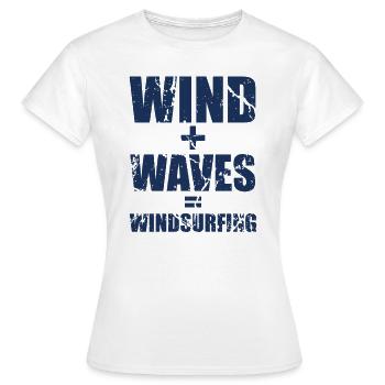 Windsurfer - T-shirt Femme - blanc - Devant - AI Model Female 172 dark (172cm)