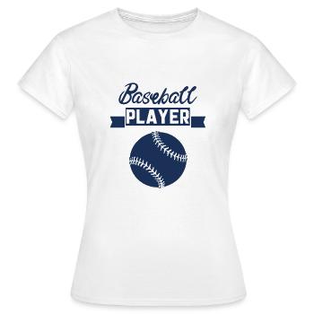 Baseball Baseball Baseball Baseball - T-shirt Femme - blanc - Devant - AI Model Female 172 dark (172cm)