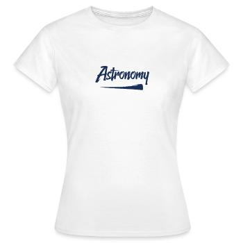 Astronomy - Women's T-Shirt - white - Front - AI Model Female 172 dark (172cm)