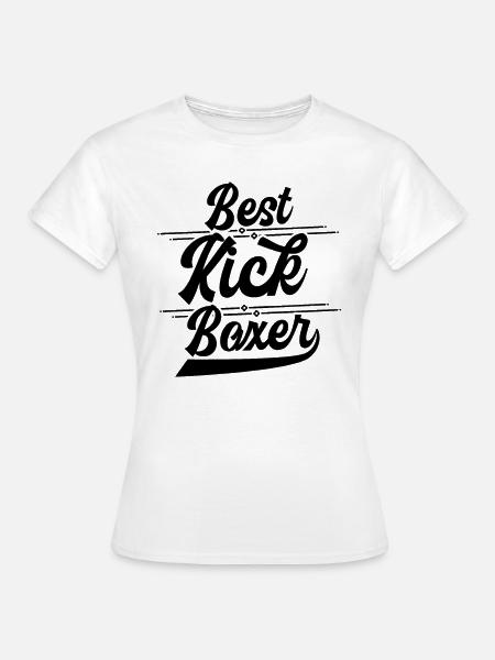 Kickboxer - Frauen T-Shirt - Weiß