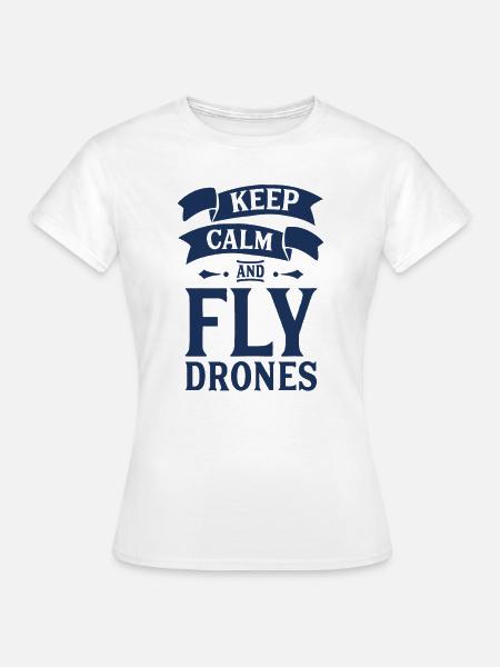 Drohne - Frauen T-Shirt - Weiß
