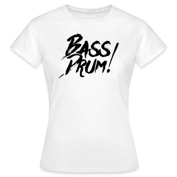 Percussion - Women's T-Shirt - white - Front - AI Model Female 172 dark (172cm)