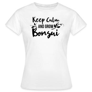 Bonsai - Women's T-Shirt - white - Front - AI Model Female 172 dark (172cm)