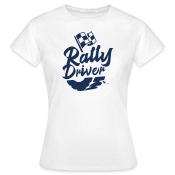 Rally - T-shirt Femme - blanc - Devant - AI Model Female 172 dark (172cm)