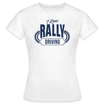 Rallye - T-shirt Femme - blanc - Devant - AI Model Female 172 dark (172cm)