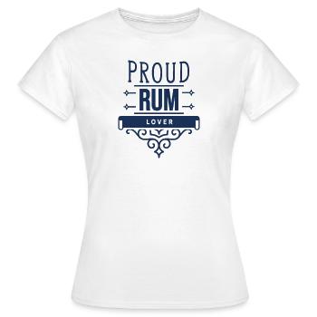 Trinker Trinken Rum Rum Liebhaber Alkohol Bar Suff - Frauen T-Shirt - Weiß - Vorne - AI Model Female 172 dark (172cm)
