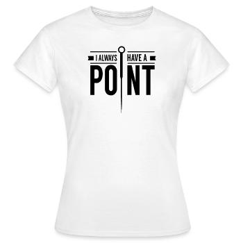 Acupuncture Needle Needle Prick Practice Acupunctureist - Women's T-Shirt - white - Front - AI Model Female 172 dark (172cm)