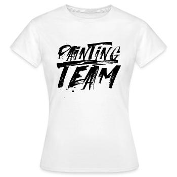 Peintre peintre peintre peintre - T-shirt Femme - blanc - Devant - AI Model Female 172 dark (172cm)