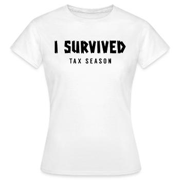 tax consultant - Women's T-Shirt - white - Front - AI Model Female 172 dark (172cm)