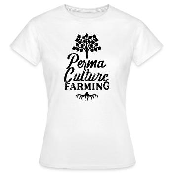 Horticulture en permaculture - T-shirt Femme - blanc - Devant - AI Model Female 172 dark (172cm)