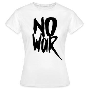 Protest Kriege Stoppen Frieden Anti Krieg Aktivist - Frauen T-Shirt - Weiß - Vorne - AI Model Female 172 dark (172cm)