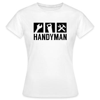 Bricoleur bricoleur bricolage bricoler - T-shirt Femme - blanc - Devant - AI Model Female 172 dark (172cm)
